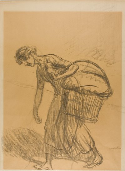 Lavadeira de Théophile Alexandre Pierre Steinlen