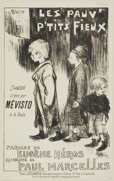 As mamas dos pobres de Théophile Alexandre Pierre Steinlen