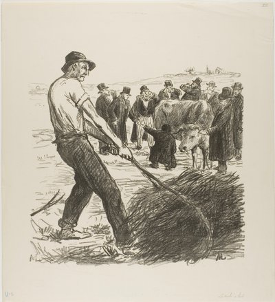 Vaca leiteira de Théophile Alexandre Pierre Steinlen