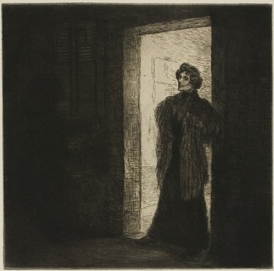 No limiar de Théophile Alexandre Pierre Steinlen