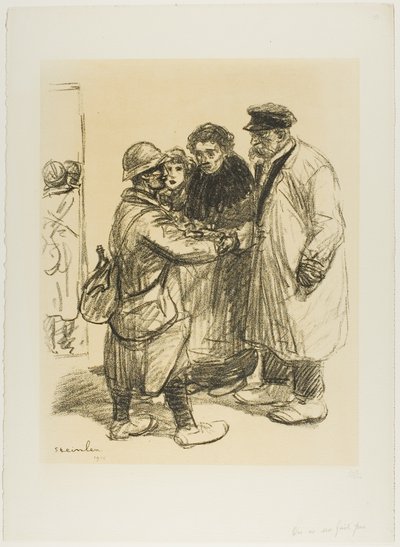 Não nos habituamos a isso de Théophile Alexandre Pierre Steinlen