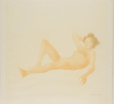 Mulher reclinada de Théophile Alexandre Pierre Steinlen