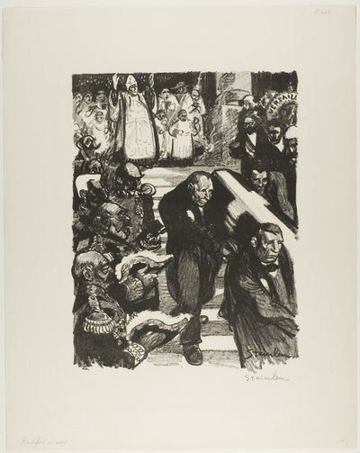 Rochefort está a morrer! Rochefort está morto! de Théophile Alexandre Pierre Steinlen