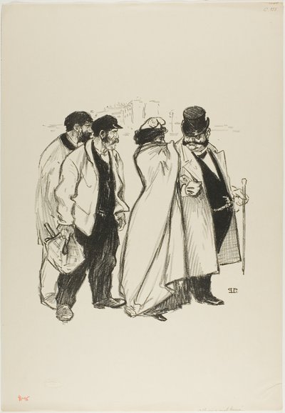 Ela saiu-se mal! de Théophile Alexandre Pierre Steinlen