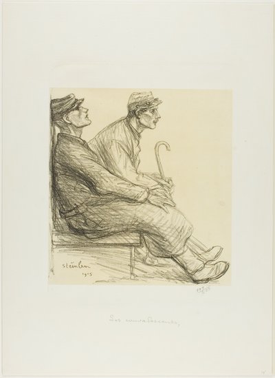 Os Convalescentes de Théophile Alexandre Pierre Steinlen