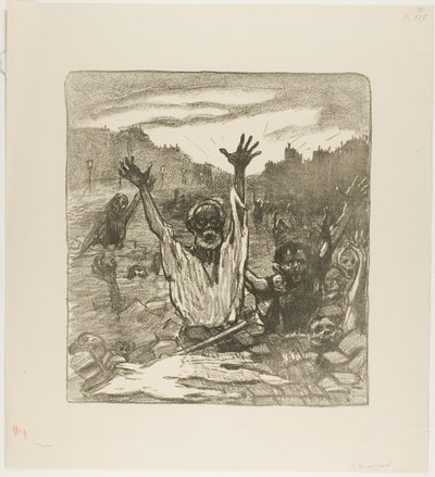 O grito das ruas! de Théophile Alexandre Pierre Steinlen