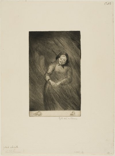 O velho tagarela de Théophile Alexandre Pierre Steinlen