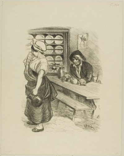 O regresso do marinheiro de Théophile Alexandre Pierre Steinlen