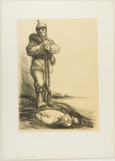 Sob a bota de Théophile Alexandre Pierre Steinlen