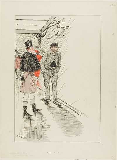 Vagabundo de Paris de Théophile Alexandre Pierre Steinlen