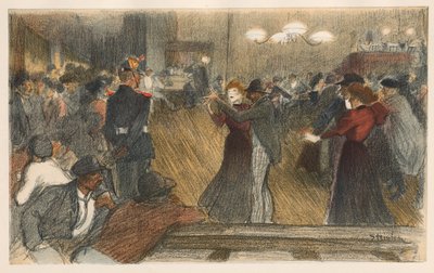 Bola a barreira de Théophile Alexandre Steinlen