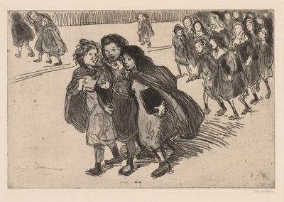 Vindo da escola de Théophile Alexandre Steinlen