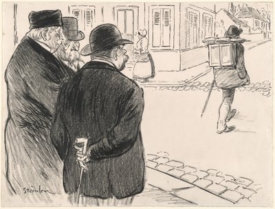 Ele age como um pintor de Théophile Alexandre Steinlen