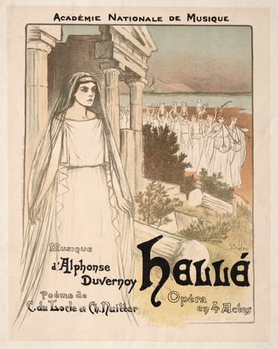Hellé - Ópera em 4 atos, 1896. de Théophile Alexandre Steinlen