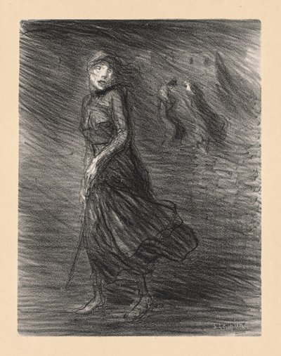 Na rua (Dans la Rue) de Théophile Alexandre Steinlen