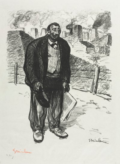 O trabalhador honesto de Théophile Alexandre Steinlen