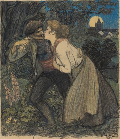 O cão lobo de Théophile Alexandre Steinlen