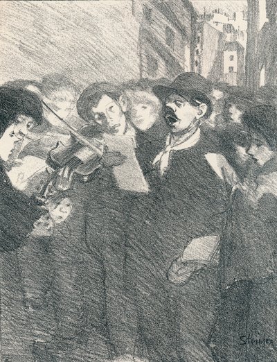 Lile Des Baisers de Chansons De Femmes, 1897, 1898 de Théophile Alexandre Steinlen