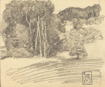 A Floresta em Courdemanche, 1895. de Théophile Alexandre Steinlen