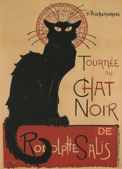 Tour du Chat Noir, 1896 de Théophile Alexandre Steinlen