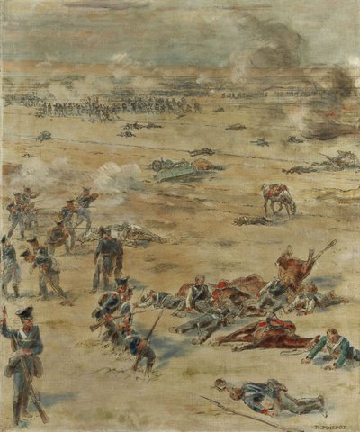O campo de batalha nas Guerras Napoleónicas de Théophile Poilpot