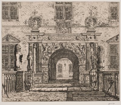 O portão de entrada em Vallø de Thorald Læssøe