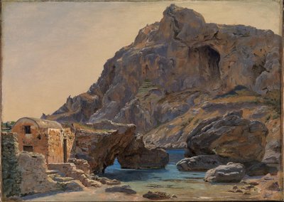 Vista da Marina Piccola, Capri: Luz da tarde de Thorald Læssøe
