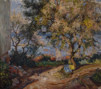 Florescimento de frutas (óleo sobre tela) de Thorolf Holmboe