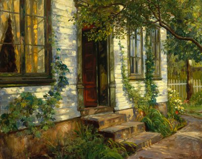 Sol na parede da casa velha, Fredriksvern de Thorolf Holmboe