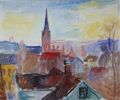 Torre da igreja, Lillehammer de Thorvald Erichsen