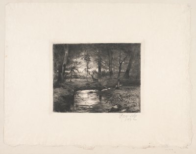 Aa na floresta de Borrevejle de Thorvald Niss