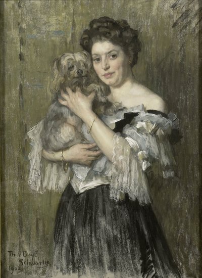 Mary Catherine Josephine Jordan (1866-1948). Esposa do pintor George Hendrik Breitner de Thérèse Schwartze