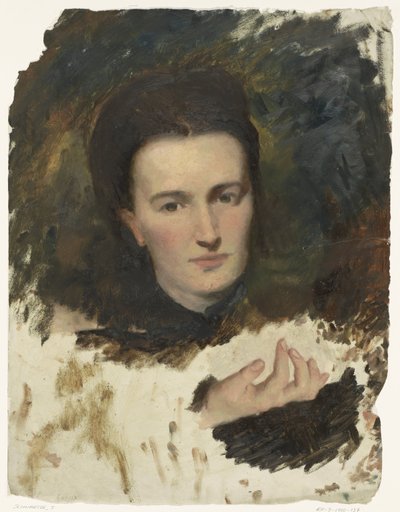Retrato de uma mulher de Thérèse Schwartze