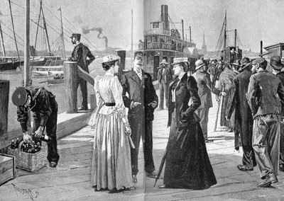 Membros do New York Yacht Club de Thure de Thulstrup