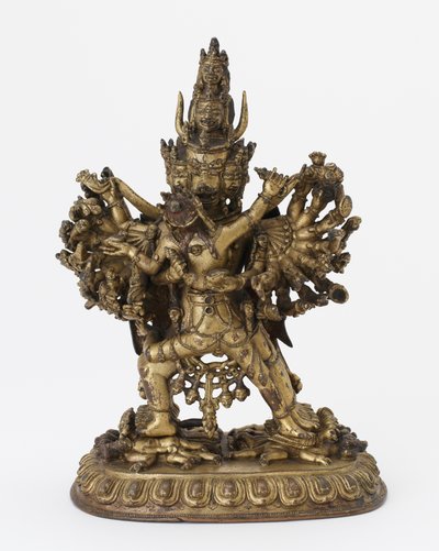 Yamantaka, século 16 de Tibetan School