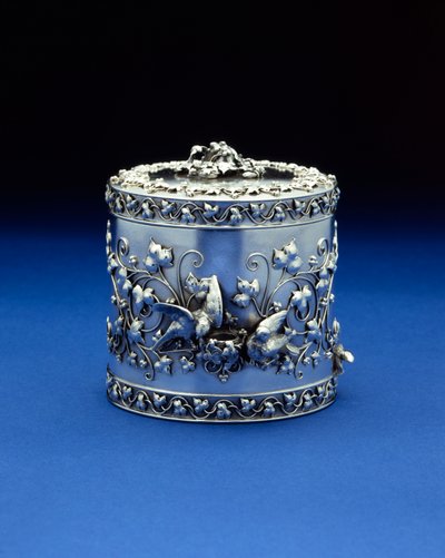 Uma caixa cilíndrica da Tiffany & Co, c.1870-185 (prata) de Tiffany and Company