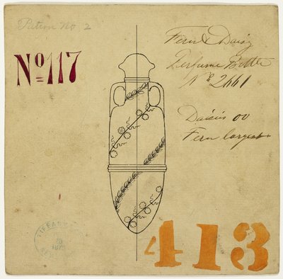 Design para Frasco de Perfume Samambaia e Margarida Nº 2661 de Tiffany and Company