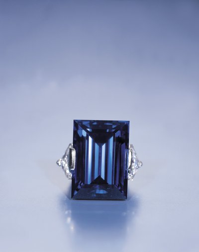 The Rockefeller Sapphire (diamantes, safira e platina) de Tiffany and Company