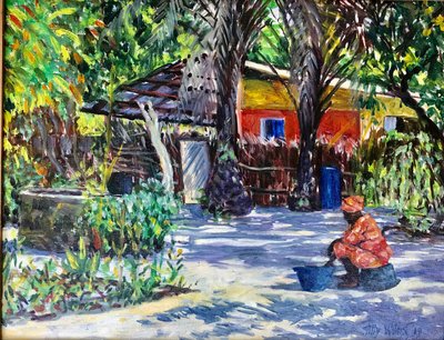 Sombras africanas 2019 (óleo) de Tilly Willis