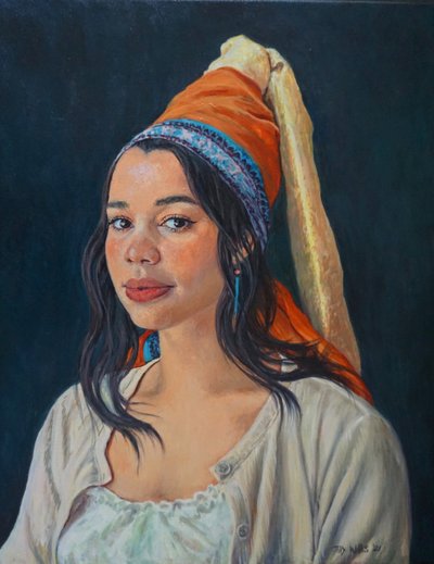 Belinda 2021 (óleo sobre tela) de Tilly Willis