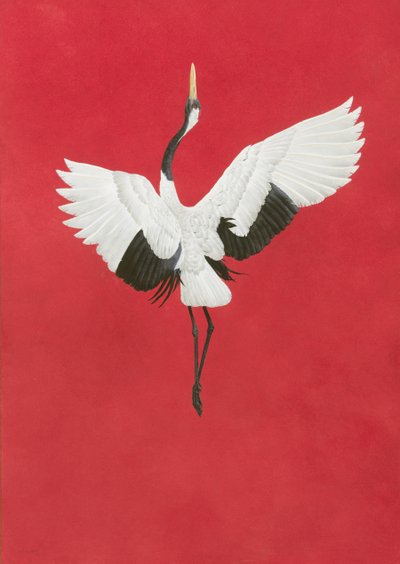 The Dance-Red, Aguarela e guache em Arcos 640 g - m², 96 x 66 cm de Tim Hayward