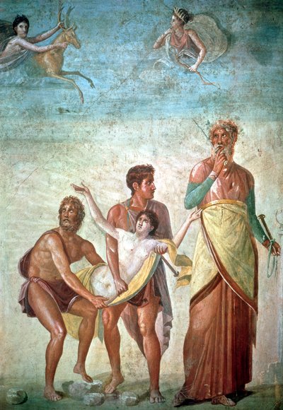 O Sacrifício de Ifigênia, da Casa do Poeta Trágico (ver também 166706 e 85142) de Timante