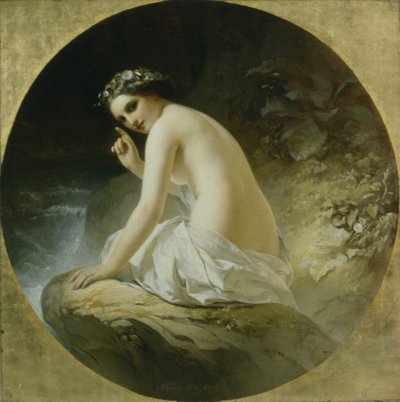 Banhista, 1859 de Timofei Andreyevich Neff