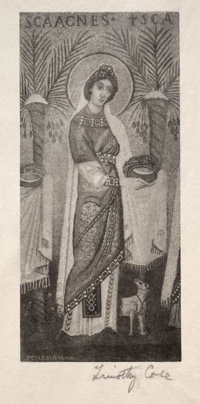 Velhos mestres italianos: St. Agnes, 1888-1892. de Timothy Cole