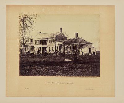 Casa Lacey, Falmouth, Virgínia de Timothy H. OSullivan
