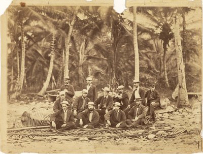 [Capitão-de-Fragata Thomas O. Slefridge e membros da Expedição Darién, Istmo de Darién (Panamá) de Timothy H. OSullivan