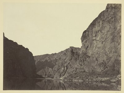 Black Cañon, rio Colorado, olhando para baixo a partir do acampamento Big Horn de Timothy O