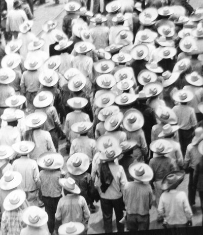 Marcha dos Trabalhadores, Cidade do México, 1926 de Tina Modotti