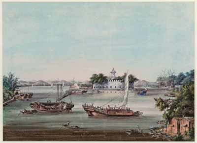 Forte de Dahuangjiao, Rio das Pérolas de Tingqua