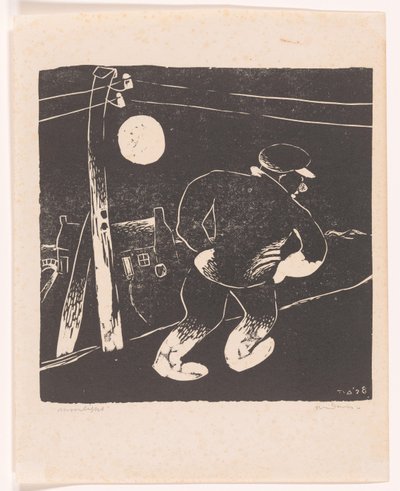 Moonlight (título original no objeto) de Tinus van Doorn (signed by artist)